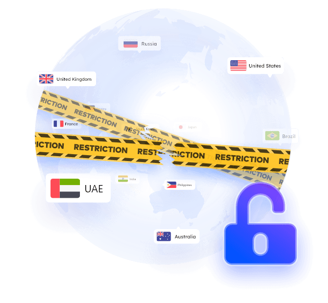 Accedi ai contenuti da tutto il mondo